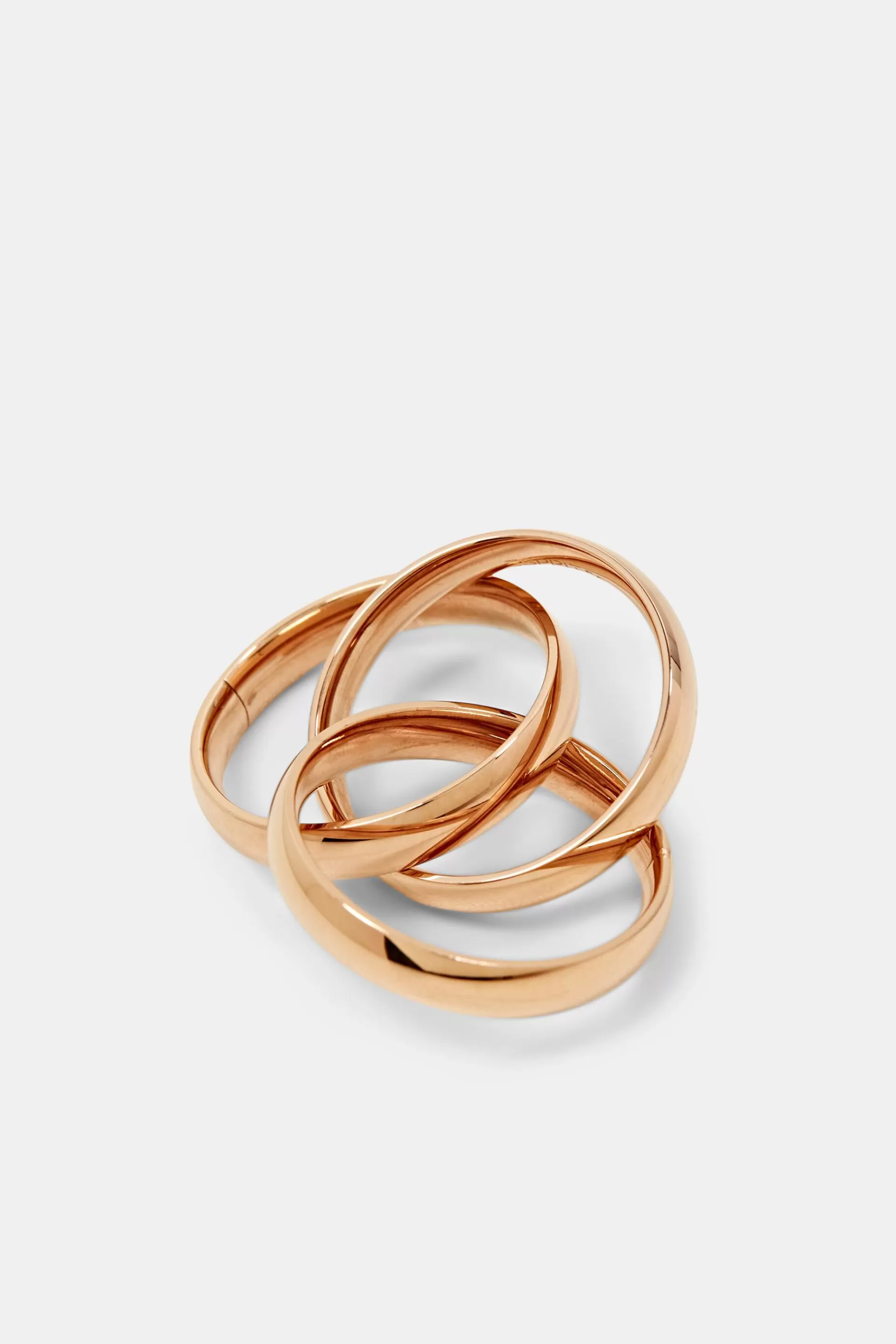 Trio-Edelstahlring in Roségold-ESPRIT Best