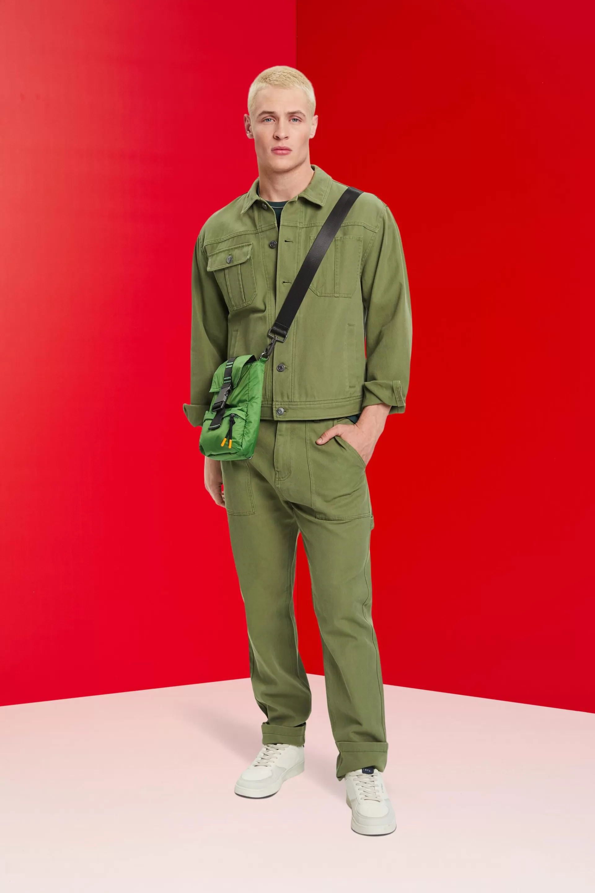 Truckerjacke aus Baumwolle-ESPRIT Store