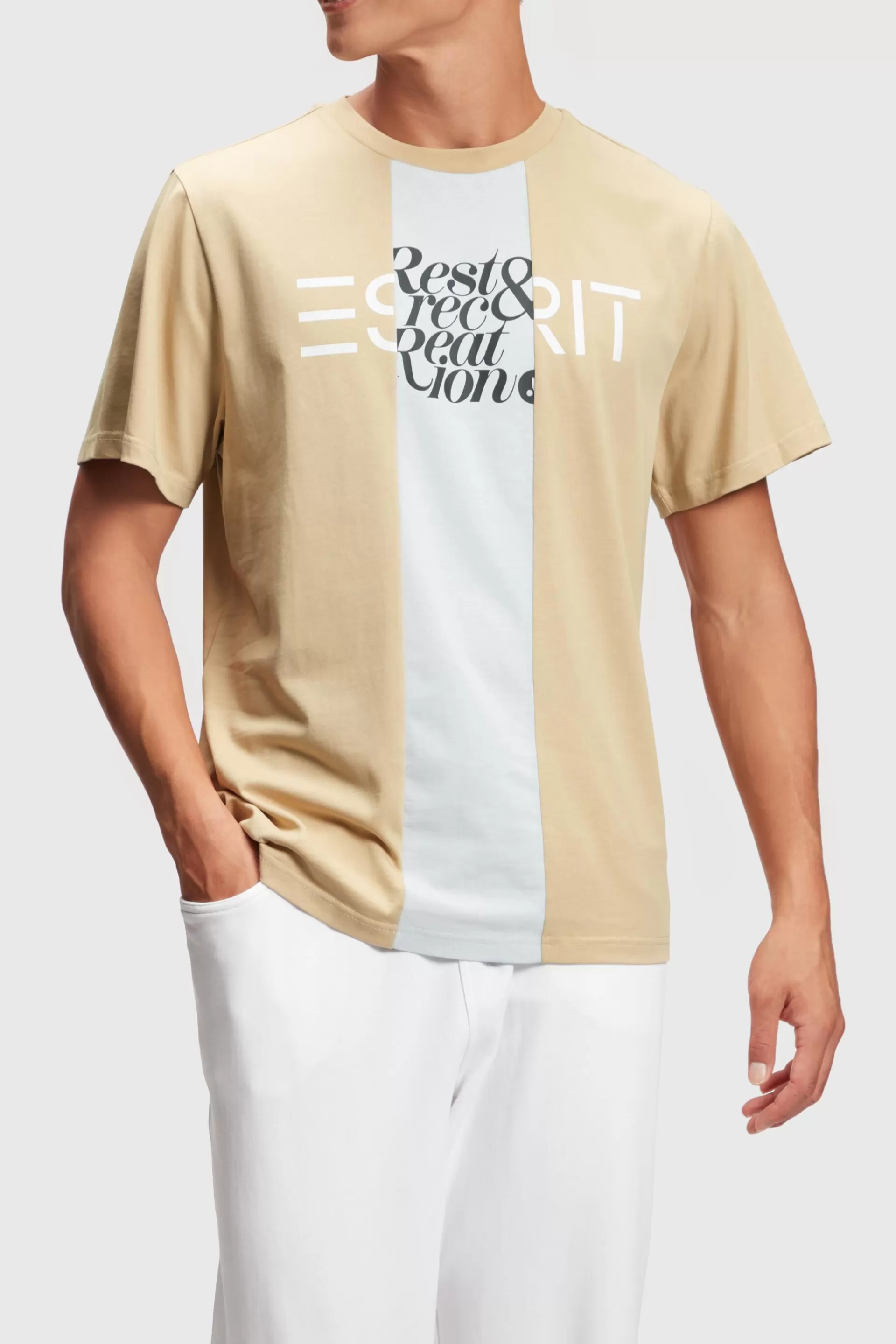 T-Shirt im Flicken-Look-ESPRIT Shop
