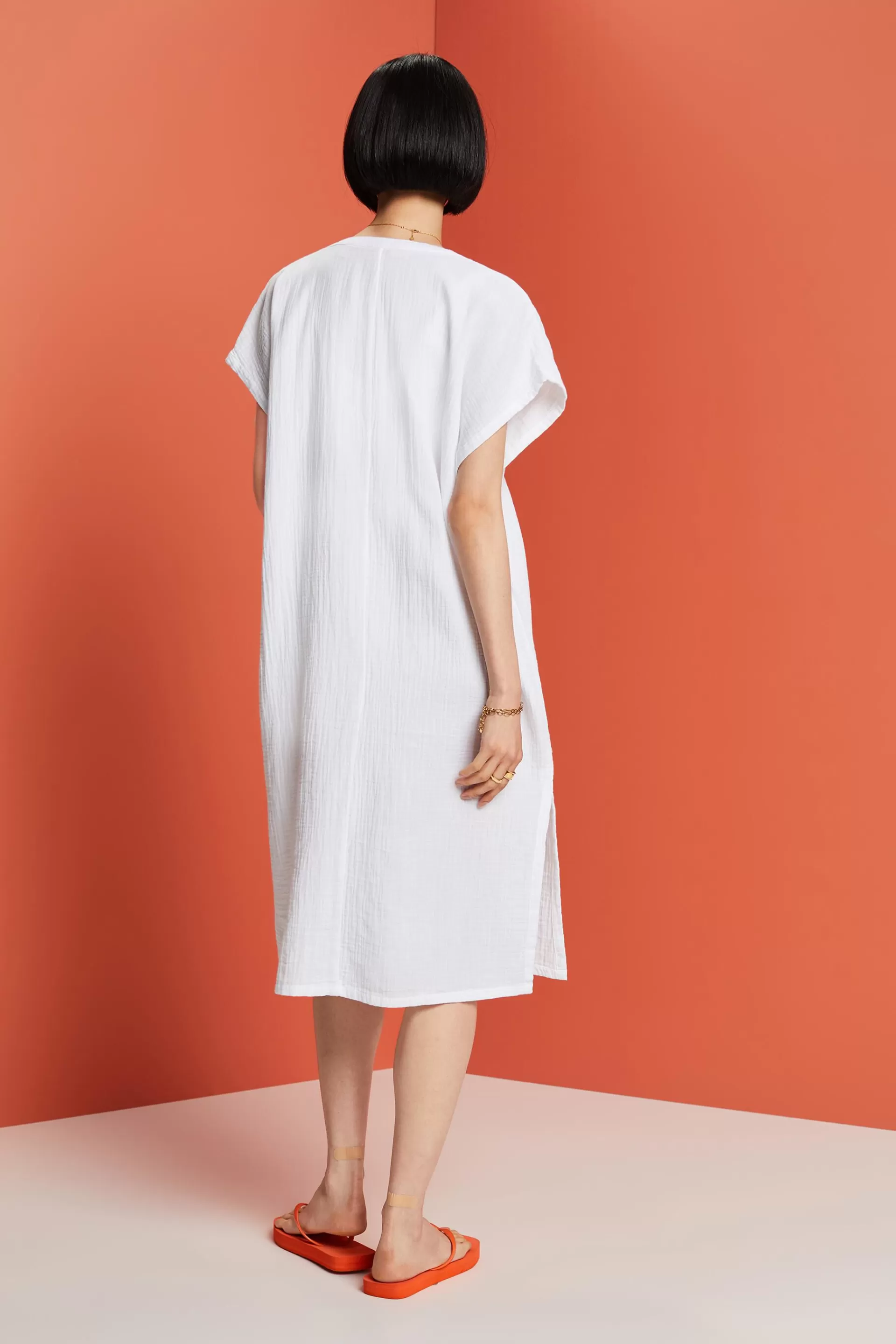 Tunika-Strandkleid, 100% Baumwolle-ESPRIT Online