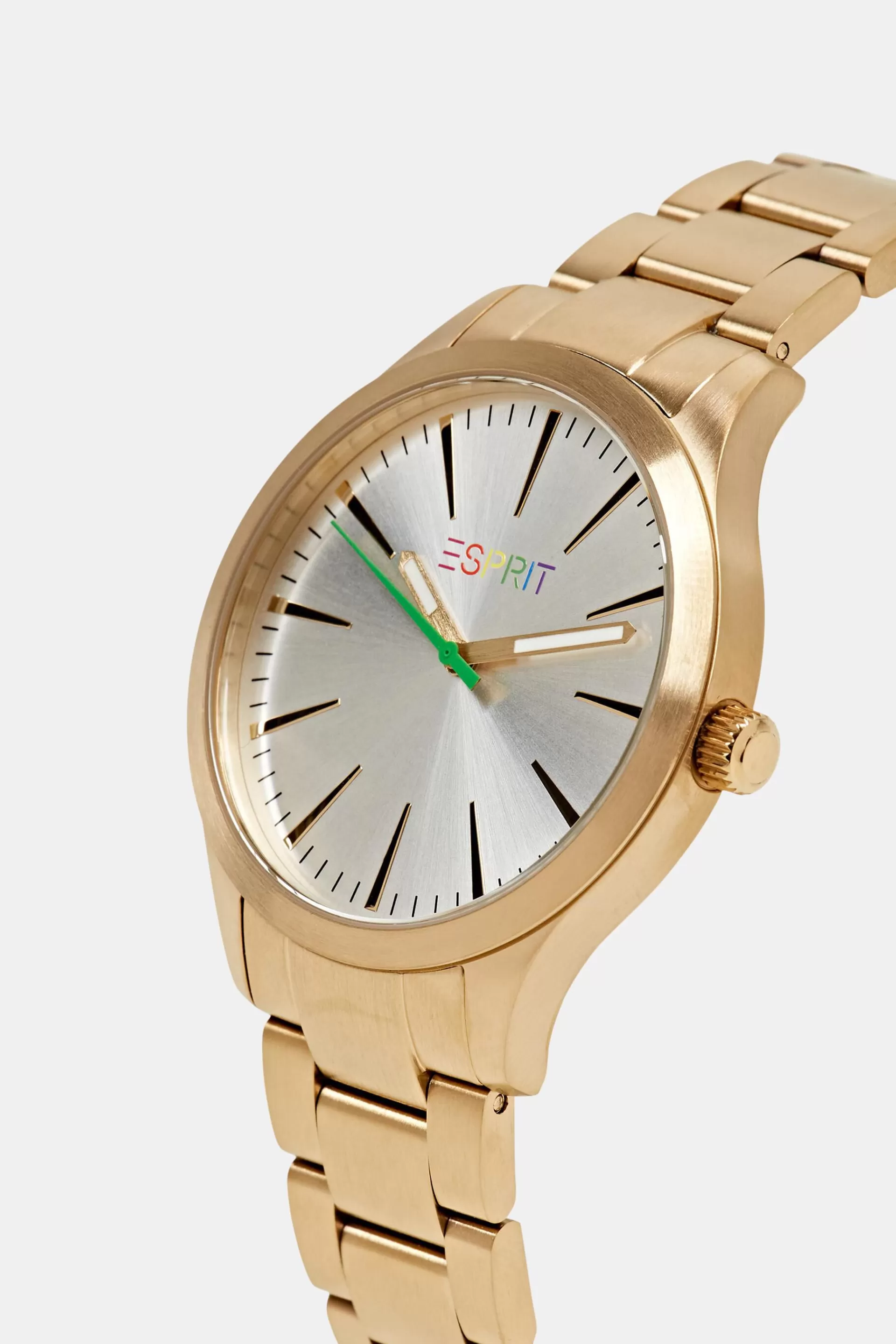 Uhr aus Edelstahl mit Regenbogen-Logo-ESPRIT Clearance