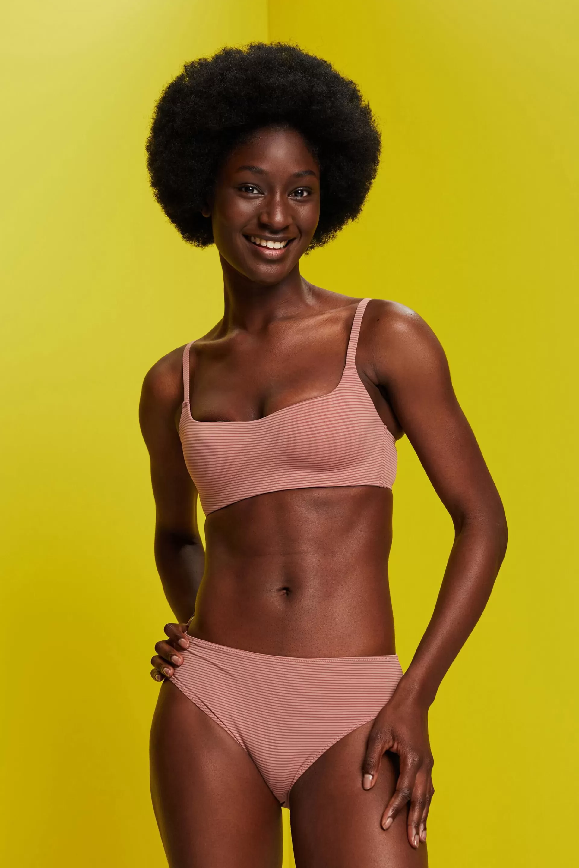 Wattierte Bralette aus recycelter Mikrofaser-ESPRIT Best Sale