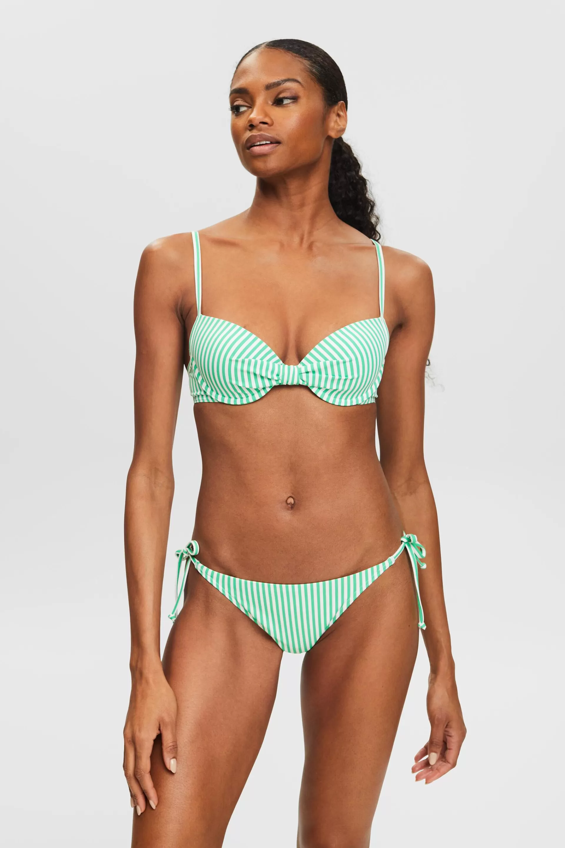 Wattiertes Bikinitop im Streifenlook-ESPRIT Best Sale