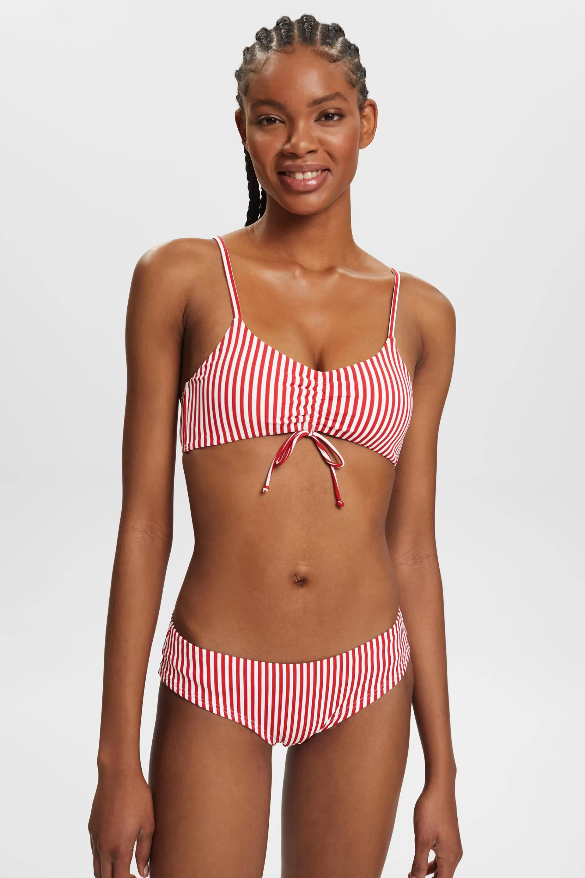 Wattiertes Bikinitop im Streifenlook-ESPRIT Sale