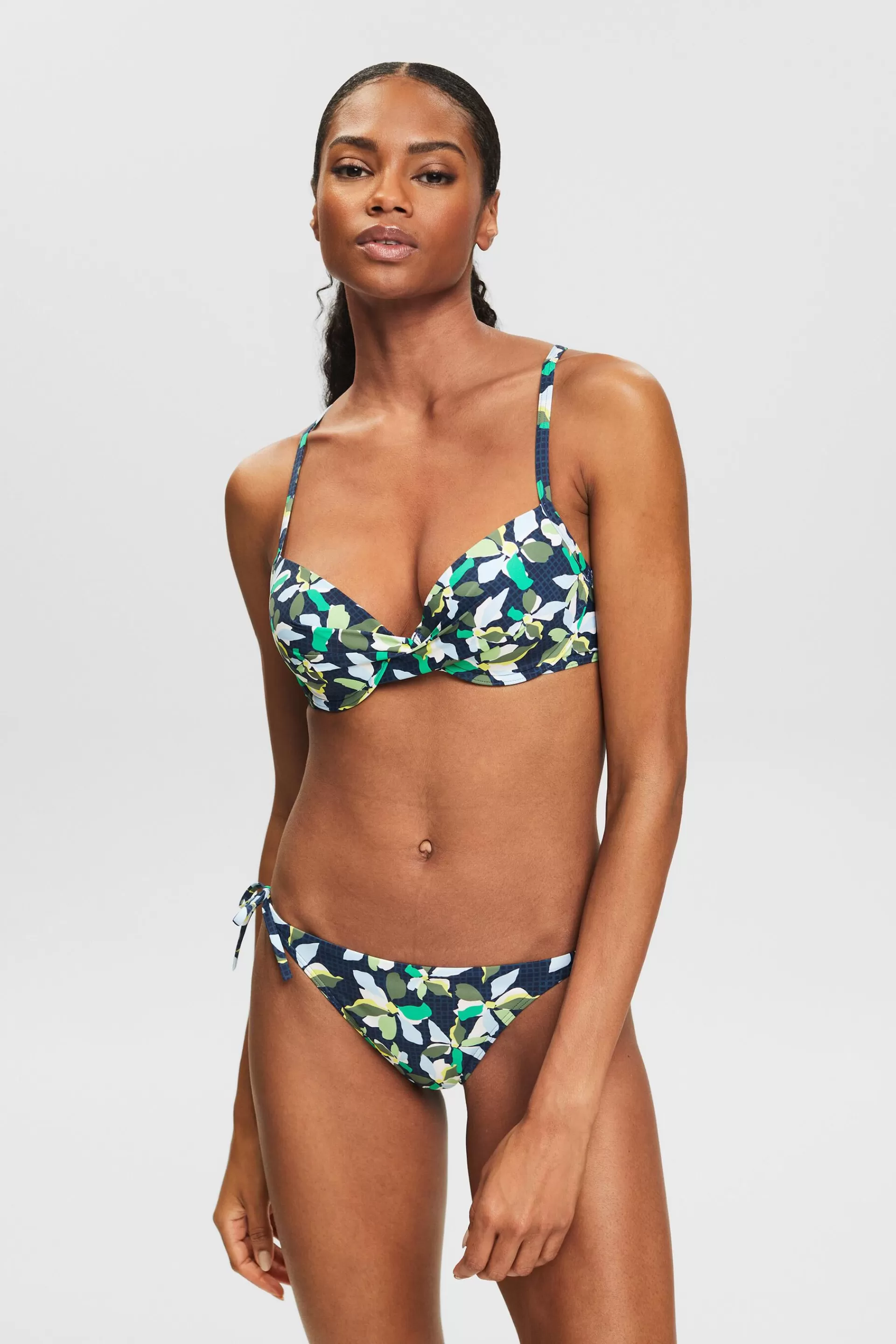 Wattiertes Bikinitop mit Print-ESPRIT Store
