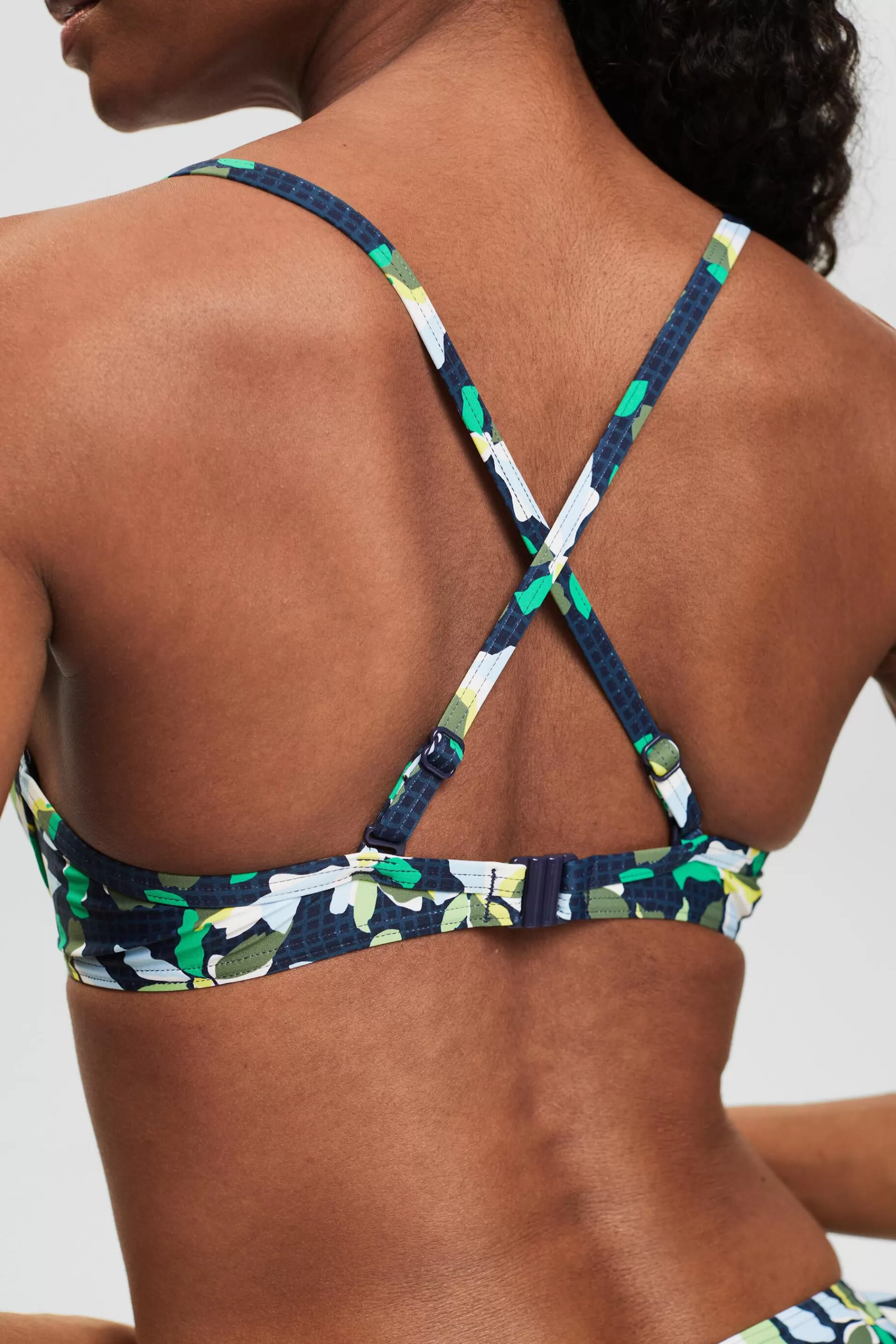 Wattiertes Bikinitop mit Print-ESPRIT Store