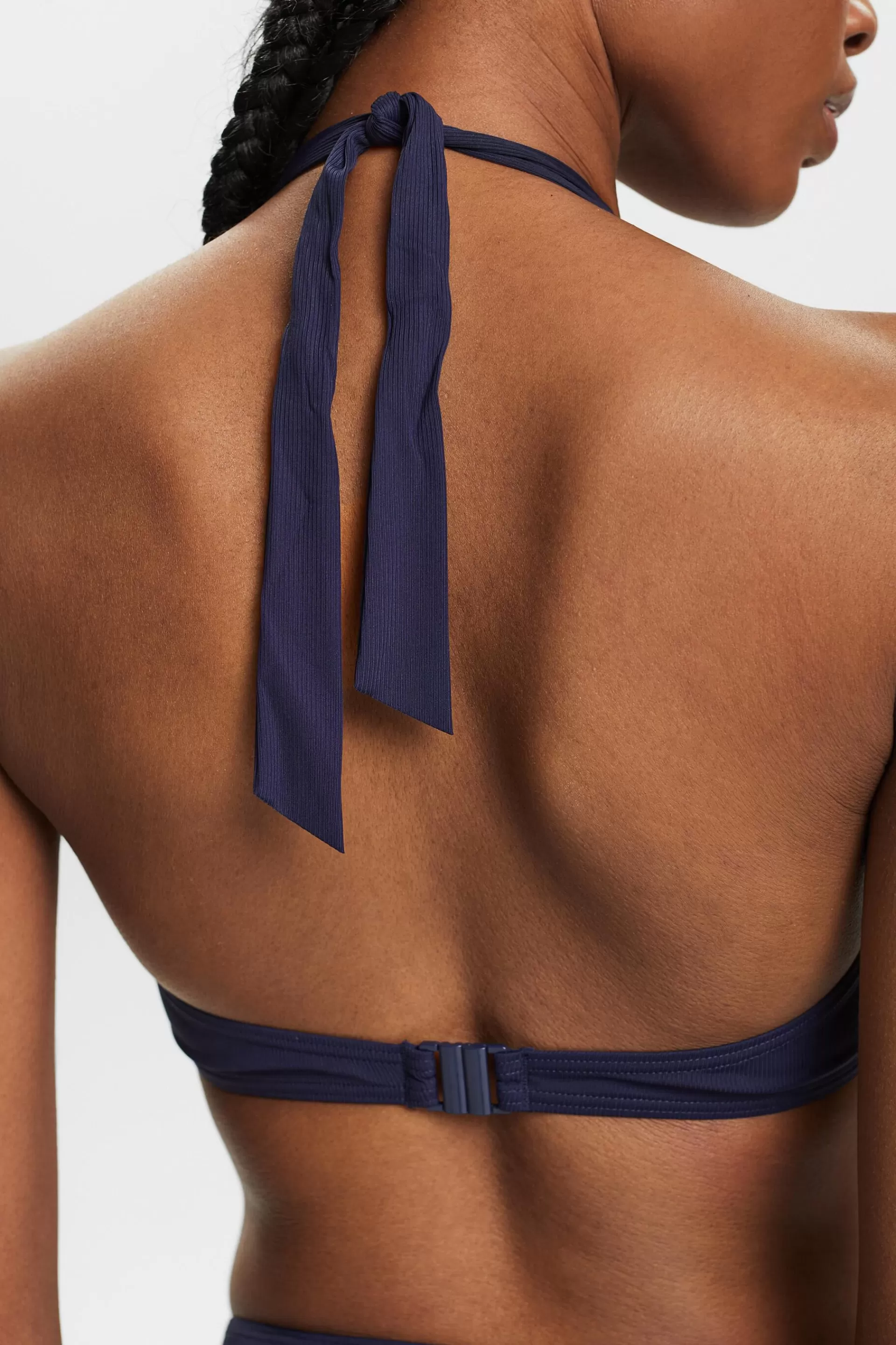 Wattiertes Neckholder-Bikinitop-ESPRIT Best Sale