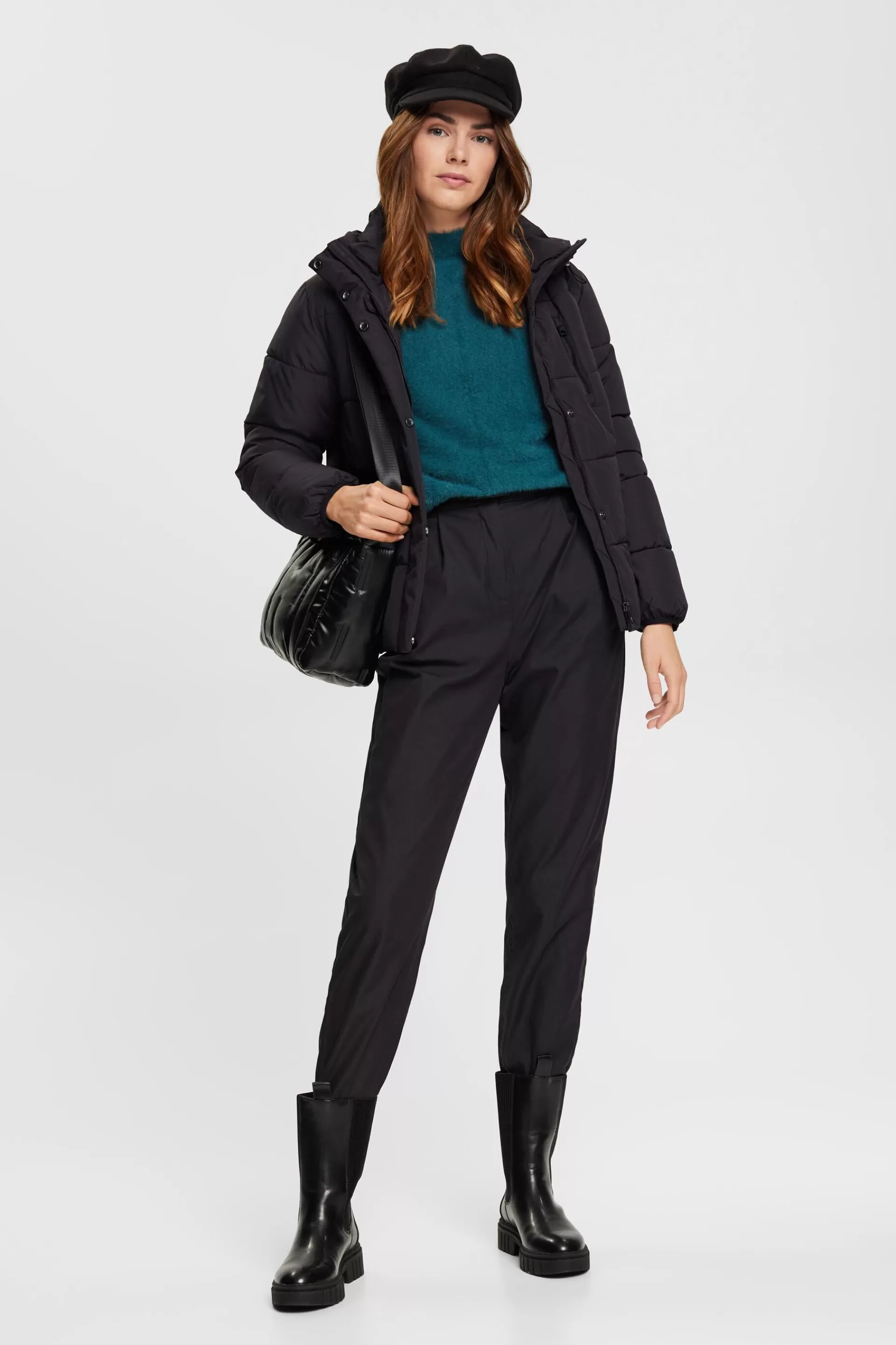 Webfellpullover mit Stehkragen-ESPRIT Flash Sale