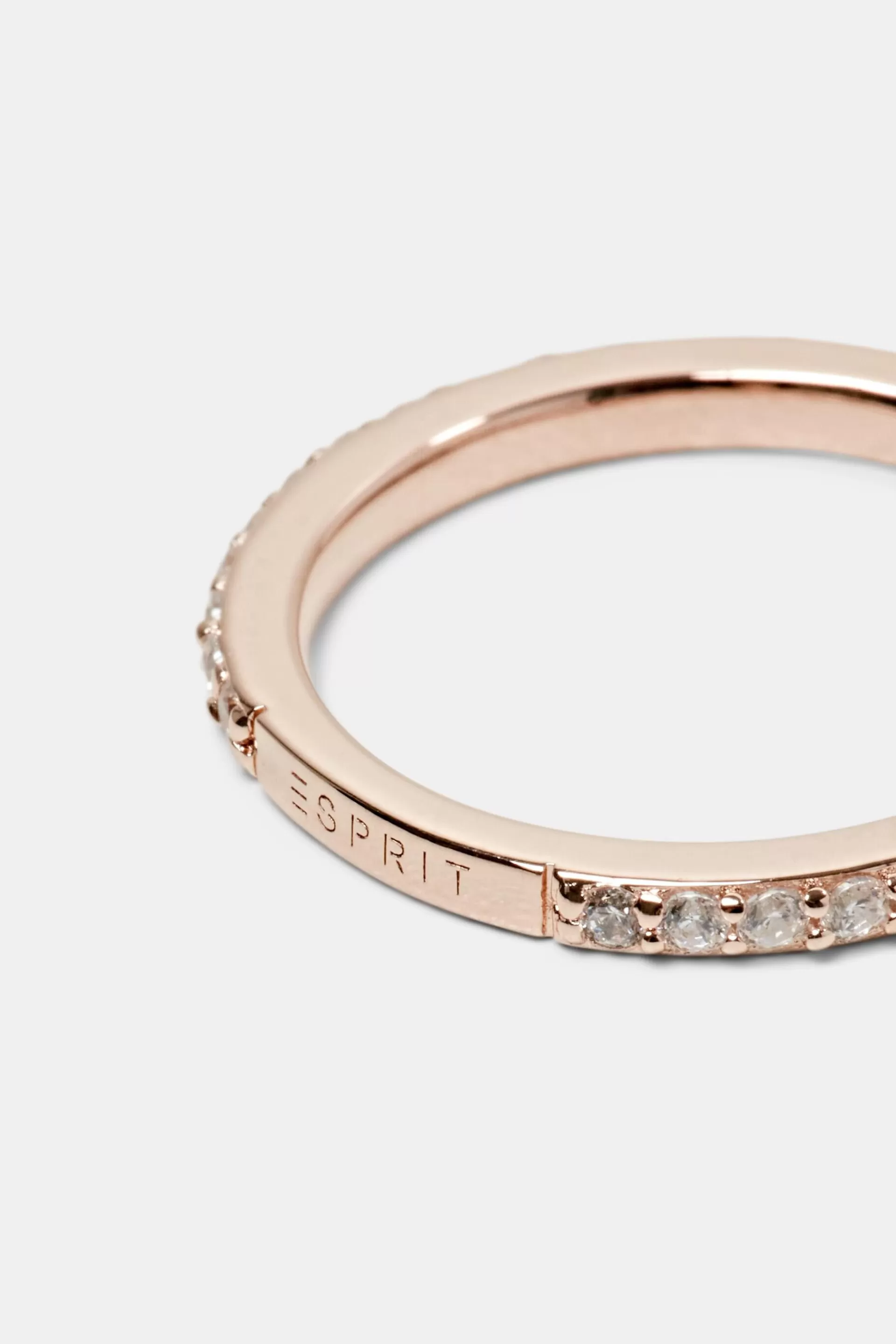 Zirkoniaring aus Sterlingsilber-ESPRIT Flash Sale